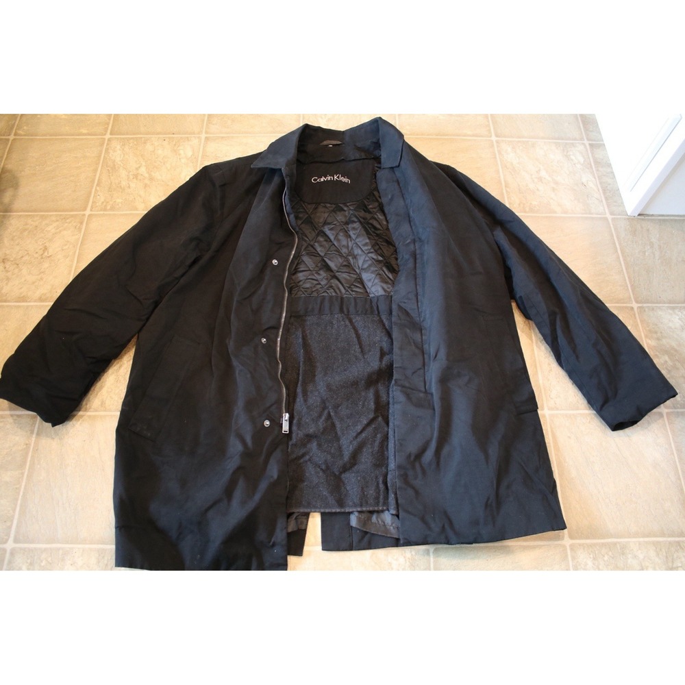 calvin klein jacket Size 46 XXL Nice Heavy Jacket Removable Liner